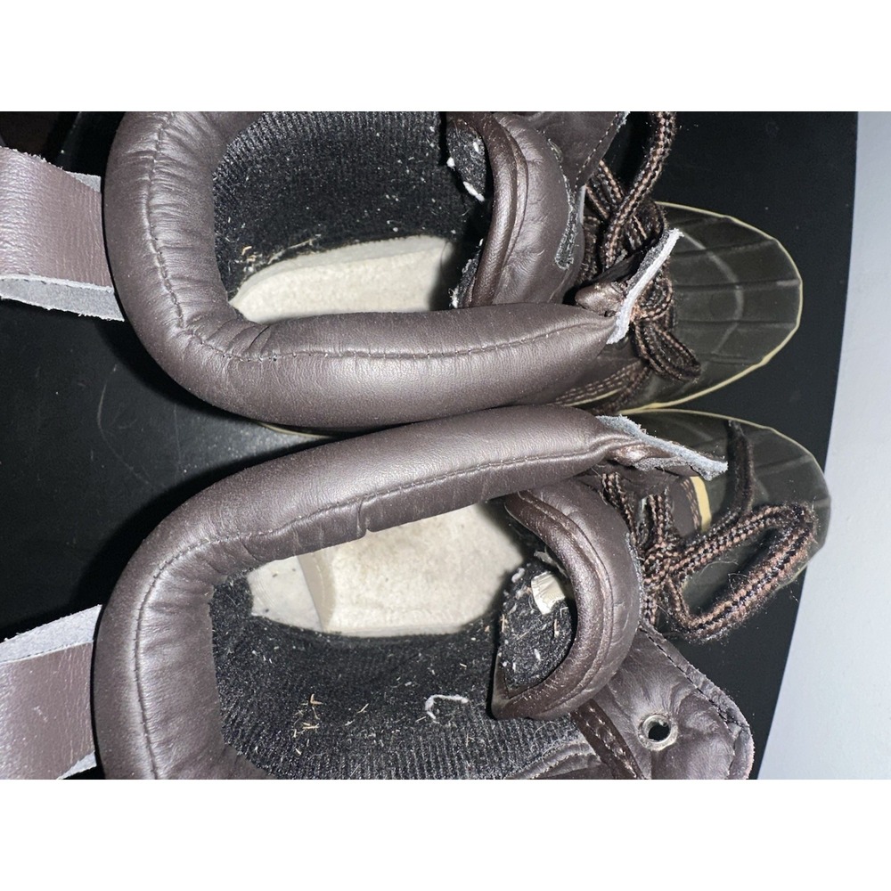 Totes Waterproof Duck Boots Mens Leather Upper Thermolite Size 11 - Picture 6 of 9